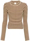 Nanushka Beige Perrie Top In 中性色