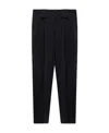 Nanushka Pleat-detail Straight-leg Trousers In Black
