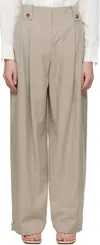 Nanushka Pleated Wide-leg Trousers