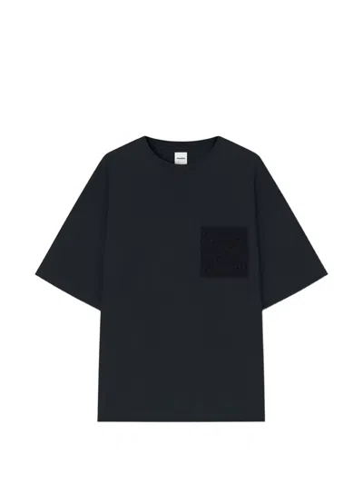 Nanushka Pocket T-shirt In Black