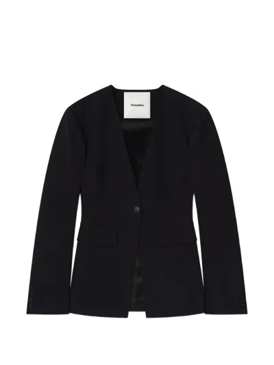 Nanushka Porset Blazer In Black