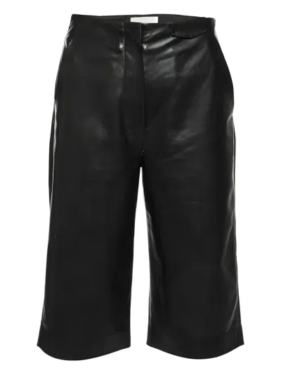 Pre-owned Nanushka  Faux-leather Cropped Trousers