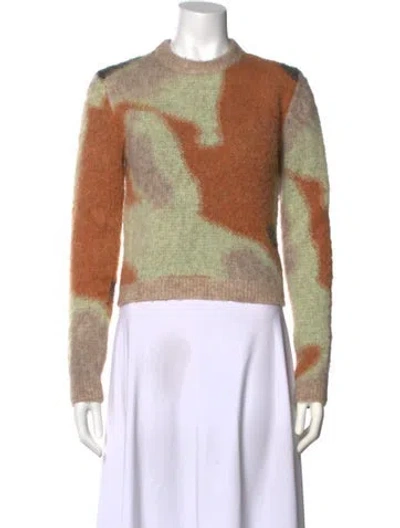 Pre-owned Nanushka Printed Crew Neck Sweater In Multi