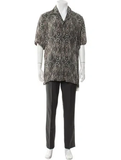 Pre-owned Nanushka Printed Short Sleeve Shirt In Multi