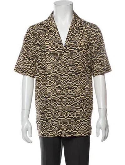 Pre-owned Nanushka Printed Short Sleeve Shirt In Neutral