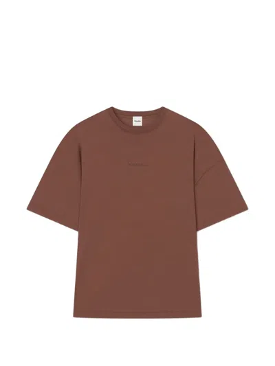 Nanushka Printed T-shirt In Brown