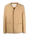 Nanushka Quilted Liner Jacket In Nude