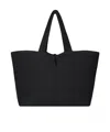 Nanushka Quilted Tech-poplin Tote In Black