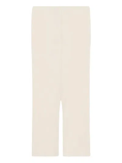 Nanushka Rafa Front-slit Midi Skirt In Neutral