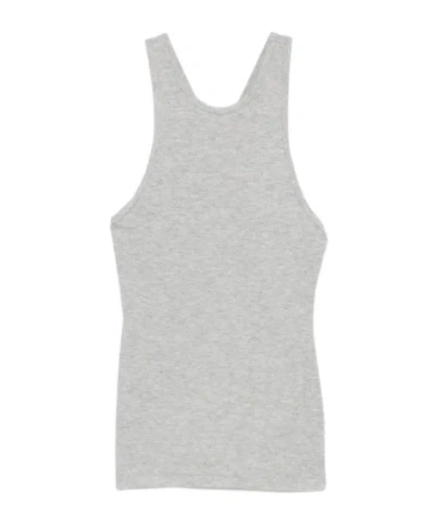Nanushka Raisie Ribbed-knit Tank Top In White