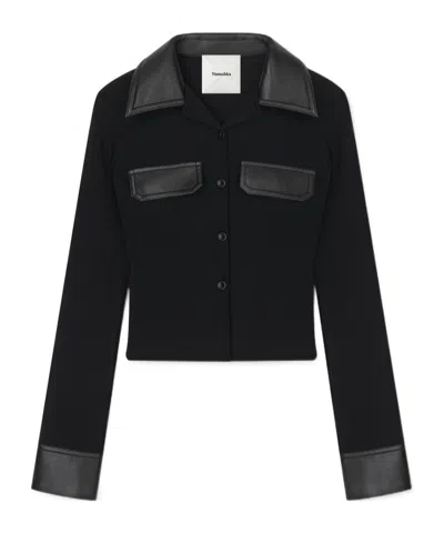 Nanushka Rasima Shirt In Black