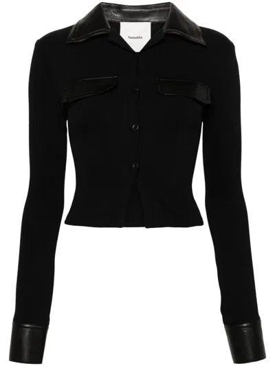 Nanushka Rasima Shirt In Black