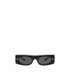 Nanushka Rectangular Frame Sunglasses In Black