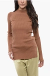 Nanushka Ribbed Bardia Sweater With Side Slits