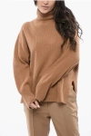 Nanushka Ribbed Merinos Wool Blend Arya Turtleneck Sweater