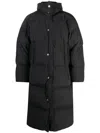 Nanushka Riva Padded Coat In Black
