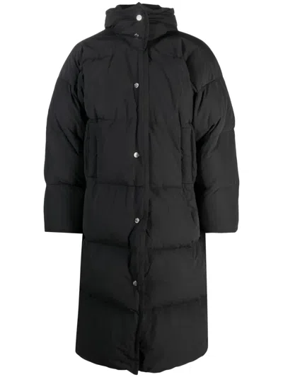 Nanushka Riva Padded Coat In Black