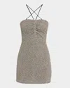 Nanushka Rois Loopback Cotton Mini Dress