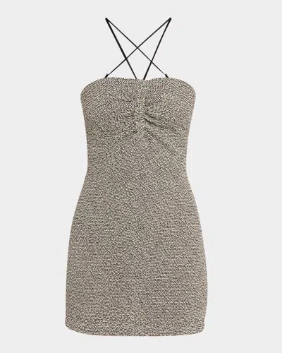 Nanushka Rois Loopback Cotton Mini Dress