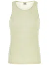 Nanushka Crew Neckline Sleeveless Tank Top Levon In Nude