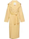 Nanushka Ruta Coat In Gelb
