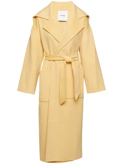 Nanushka Ruta Coat In Gelb