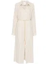 Nanushka Sakura Maxi Dress In Neutrals