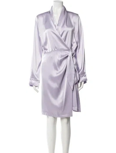 Pre-owned Nanushka Satin Mini Dress W/ Tags In Purple