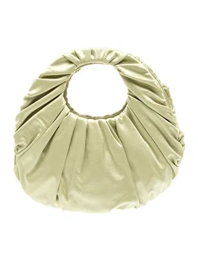 Pre-owned Nanushka Satin Top Handle Bag In Green