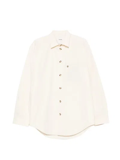 Nanushka Saturnio Shirt In Neutral
