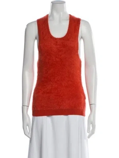 Pre-owned Nanushka Scoop Neck Sweater W/ Tags In Red