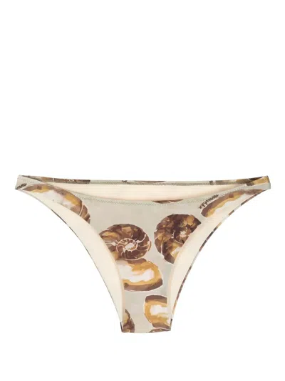 NANUSHKA SEASHELL-PRINT BIKINI BOTTOMS