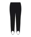 Nanushka Seersucker Stirrup Pants In Black