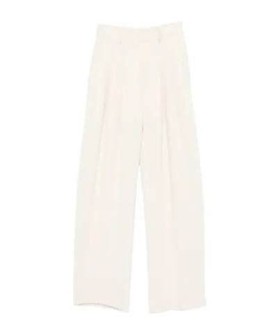 Nanushka Seka Tapered-leg Tailored Trousers In Neutral