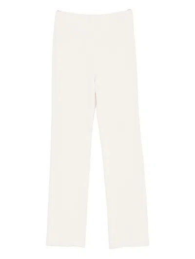 Nanushka Shera Back-slit Trousers In Neutral