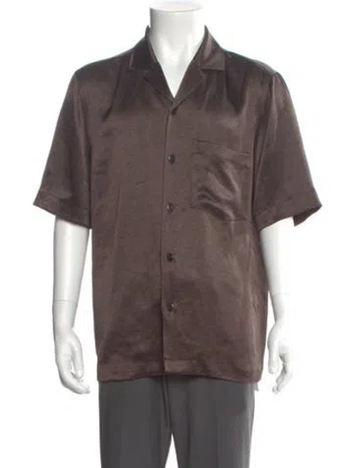 Pre-owned Nanushka Short Sleeve Shirt In Brown