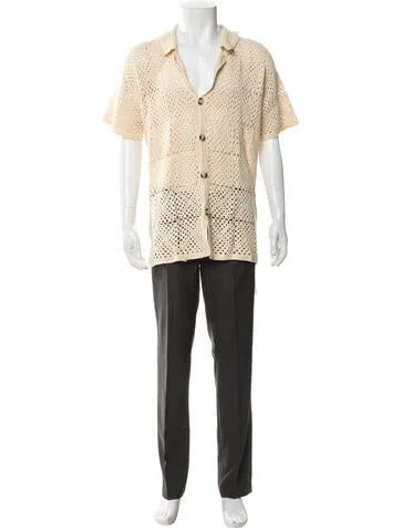 Pre-owned Nanushka Short Sleeve Shirt In Neutral
