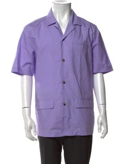 Pre-owned Nanushka Short Sleeve Shirt In Purple