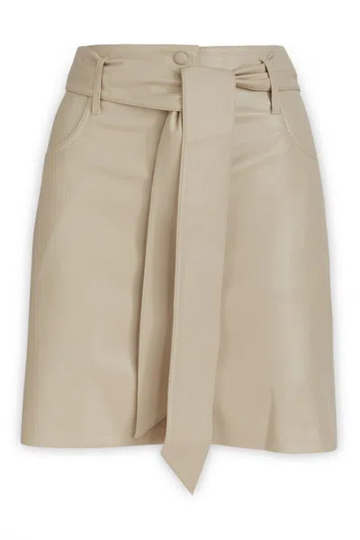 Nanushka Shorts In Creme