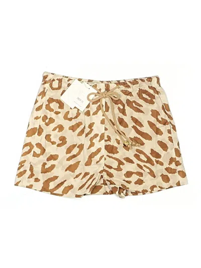 Nanushka Shorts In Gold
