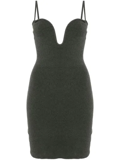 Nanushka Shothi Mini Dress In Green