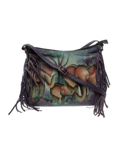 Pre-owned Nanushka Signature Shoulder Bag W/ Tags In Blue