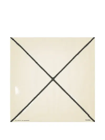 Nanushka Silk Scarf In Red