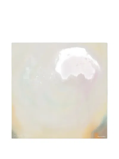 Nanushka Silk Scarf In White