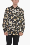 Nanushka Jari Relaxed Fit Long Sleeve Printed Shirt