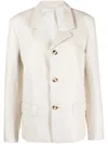 Nanushka Einreihiger Blazer In Neutrals