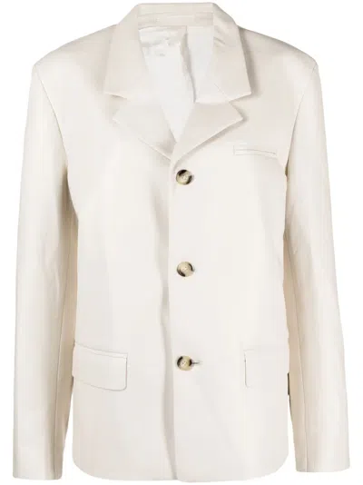 Nanushka Einreihiger Blazer In Neutrals