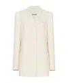 Nanushka White Mersey Single-breasted Blazer In White