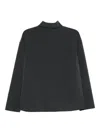 Nanushka Sitara Turtleneck Long-sleeve Top In Black