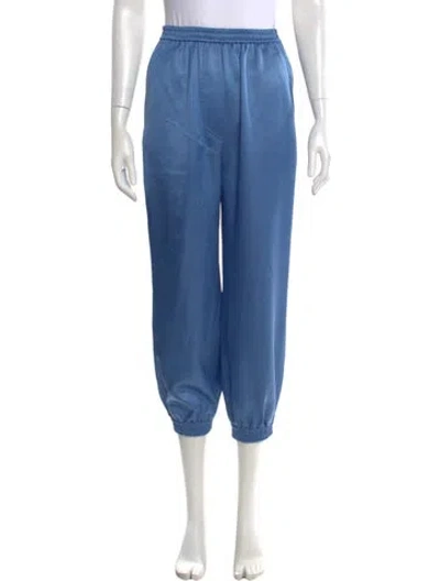 Pre-owned Nanushka Skinny Leg Pants In Blue